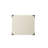 Modern White Accent Table - Convenient Storage & Metal Details Square Color Construction-775258825