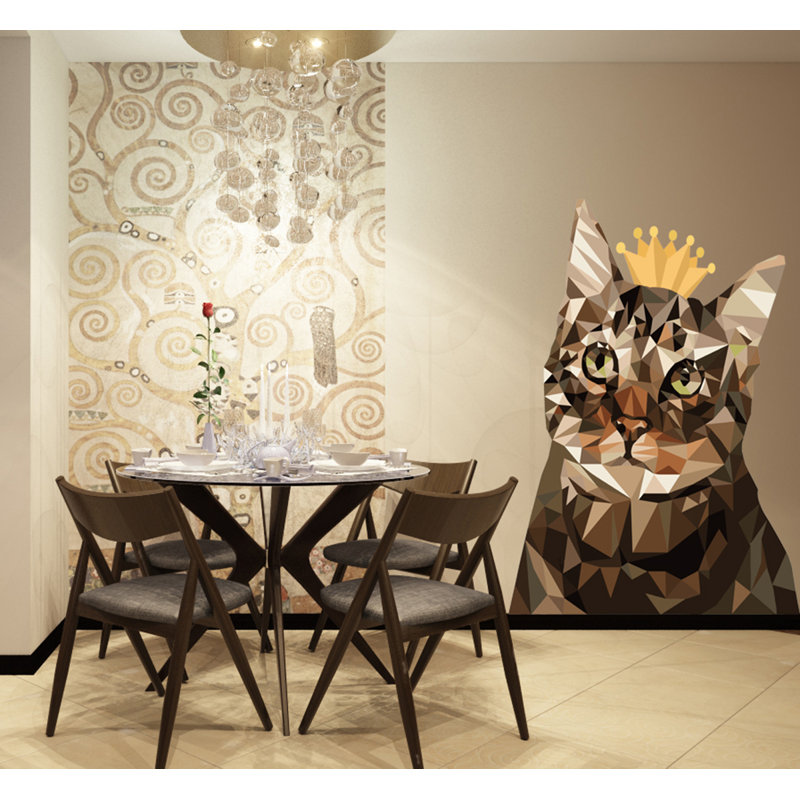 Adhésif décoratif chat, GD198 (46x50)