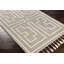 Tapis gris / blanc tissé à plat à la main Rodriguez-1564960519