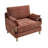 Chenille Upholstered Convertible Chair-87112327
