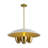 Ultra-Modern 4-Light Flat Dome Pendant