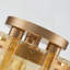 Plafonnier encastré 3 lumières Glam Amber-133271643