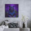 «King Panther» par Tanya Mavric, art mural en métal Dovecove, 24 po x 24 po-432710766