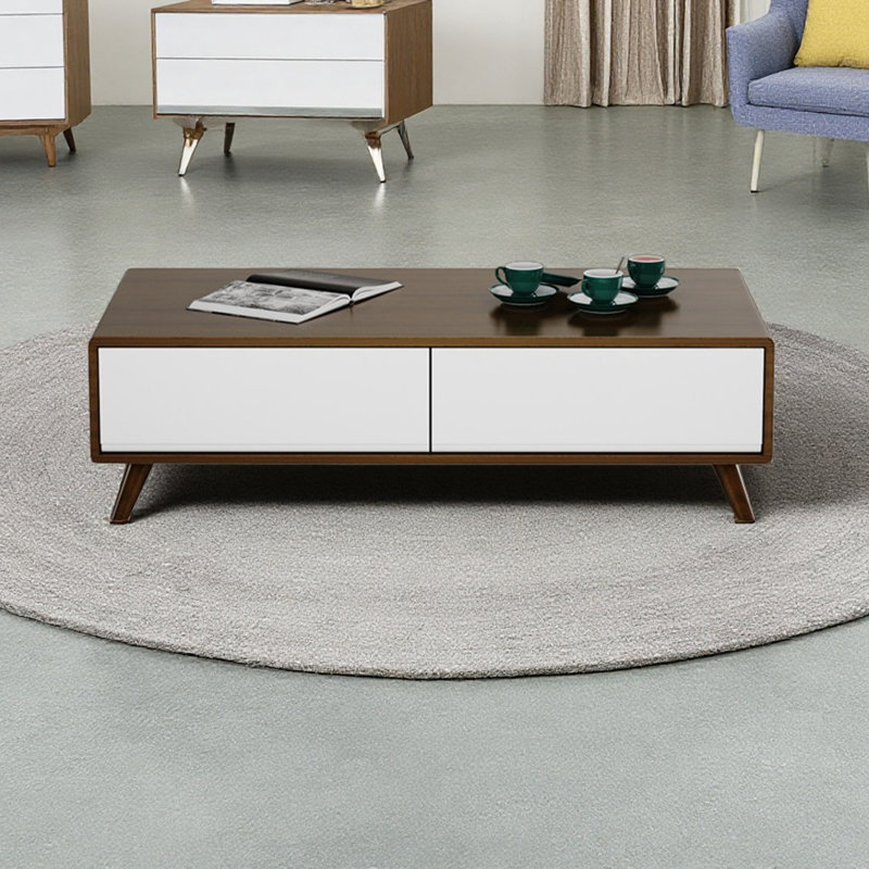 Table basse simple et luxueuse moderne, H 16,53 po x L 47,24 po x l 23,62 po