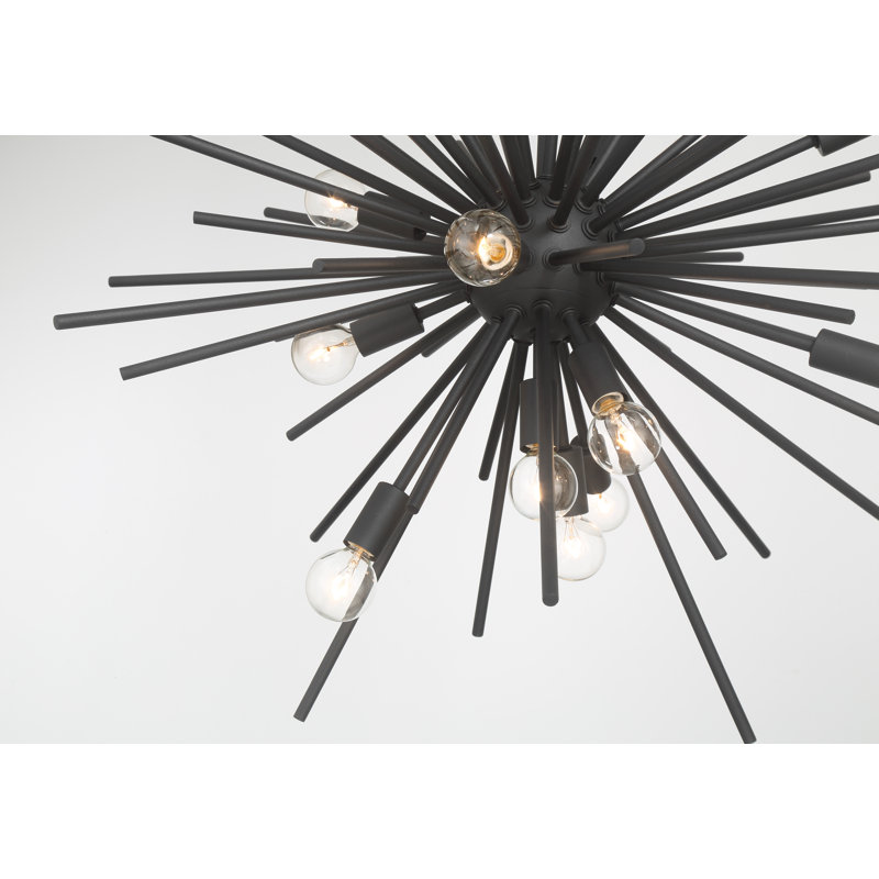 Brayden Studio® Farisha - 15 Light Pendant In Sand, Coal