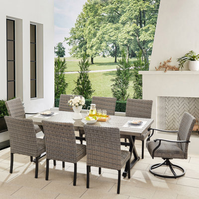  Rectangular 8 - Person 82.5" Long Dining Set