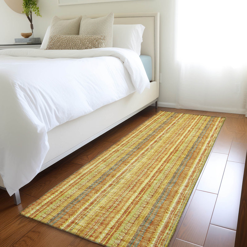 Premium Machine Washable Prisco Honey Rug, Runner 2'3" x 7'6"