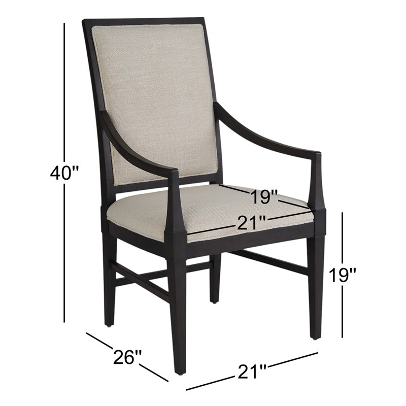 Coalesce Solid Wood Slat Back Armchair, Black