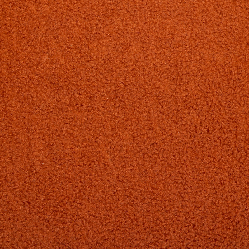Fauteuil demi-tonneau Katherline, Mélange de polyester orange