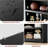 75"6-Tier Farmhouse Bookcase with Adjustable Shelves, Open Display Storage Bookshelf for Home Office, Living Room, Study or Balcony-457048594-457048592