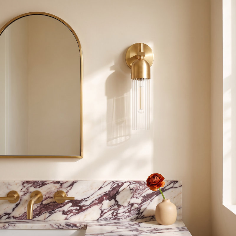Morant Dimmable Vanity Light, Gold