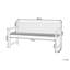Eneida Solid Wood Acacia Outdoor Bench-801524503
