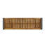 Banc industriel en bois et métal-991907683