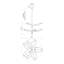 Flora 8 - Light LED Chandelier