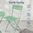  3-Piece Small Bistro Set, Folding Patio Furniture Set Of 2 Chairs And Table - Sage-377574062