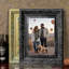 Cadre photo noir sophistiqué 1 PC 5 po x 7 po avec finition maison