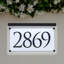 Frosted Crystal LED Lighted Trajan Engraved 1-Line Address Sign-1796774570-1796774571