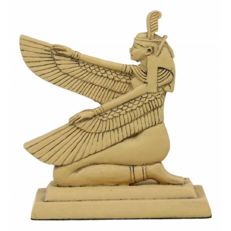 Mini figurine maat à oreilles à oreilles hiéroglyphes à oreilles antique égyptienne déesse Chert