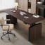 Bureau debout en bois manufacturé Deep Coffee-2020449474