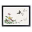 Butterflies & Pink Flowers by Morimoto Toko - Picture Frame Painting Print-55680343-55680344