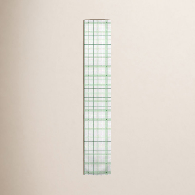 Damariscotta Plaid St. Patrick's Day Table Runner, 72" x 16"