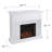 Kamiah 45.75'' W White Electric Fireplace