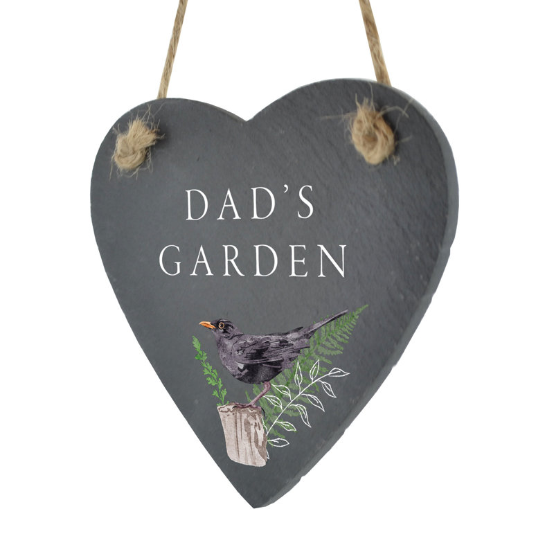 Gibney Stone Birds Garden Sign
