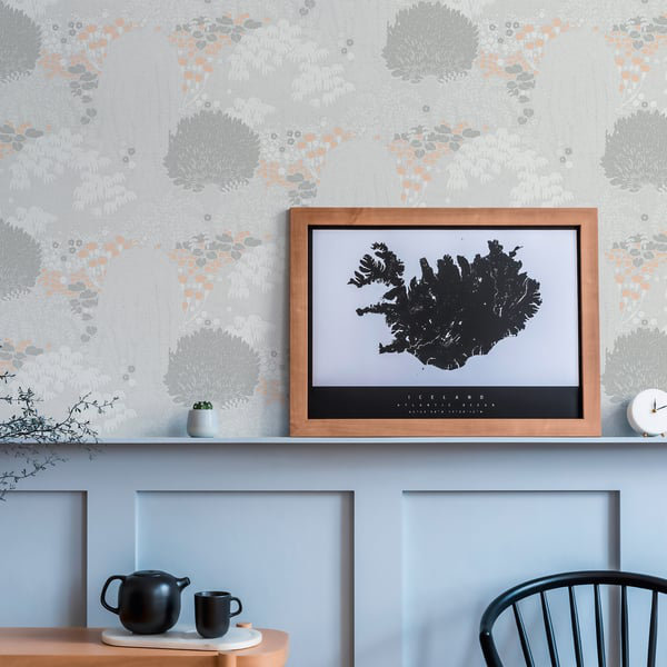 Flourish 10.05m x 53cm Wallpaper Roll, Silver