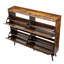 24 Pair Flip Down Shoe Storage