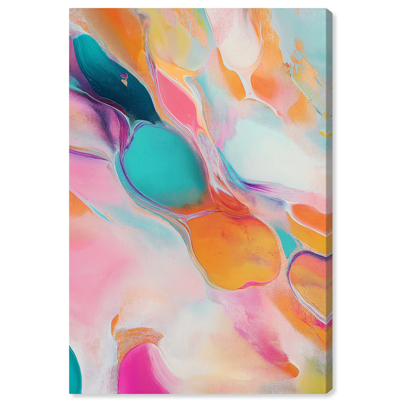 Large Multicolor Abstract Canvas Art with Modern Design