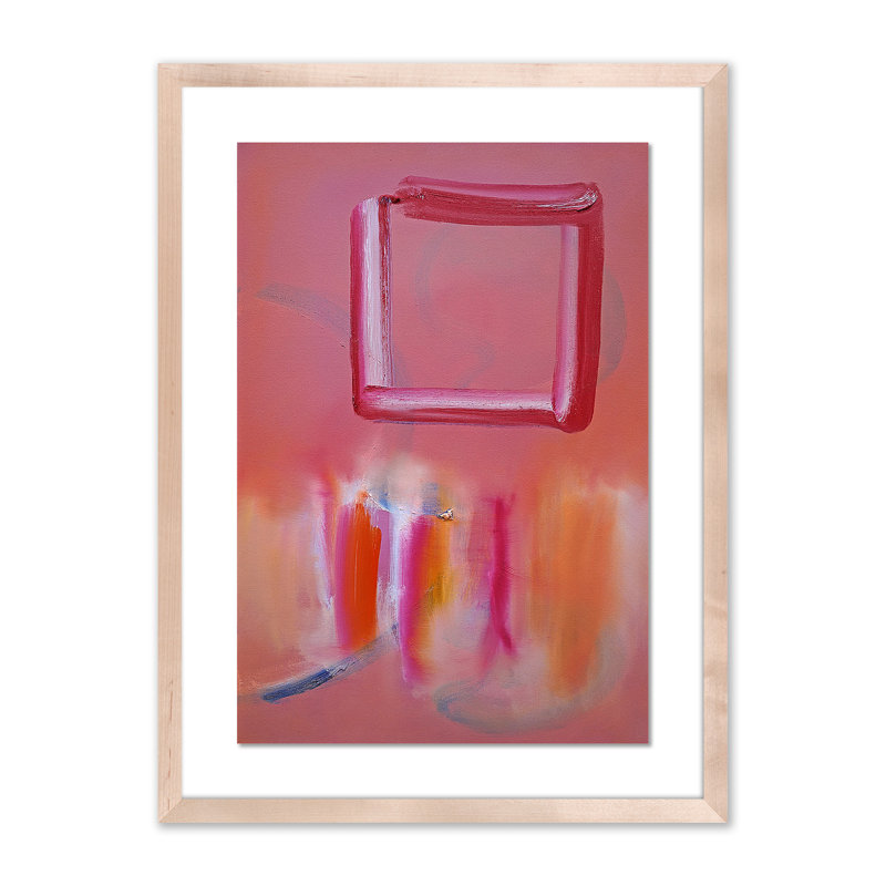 Souk Daylight Print by Charles Stuart, 24" H x 18" W x 1.5" D, Natural, Red/Yellow/Black/Orange/Pink