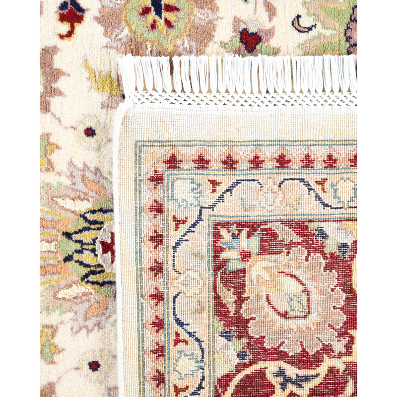 Classic One-of-a-Kind 6'4" X 9'2" Hand Knotted Area Rug