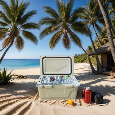 65.1 Quarts Ice Chest with Wheels