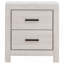 Table de chevet 2 tiroirs Coastal White