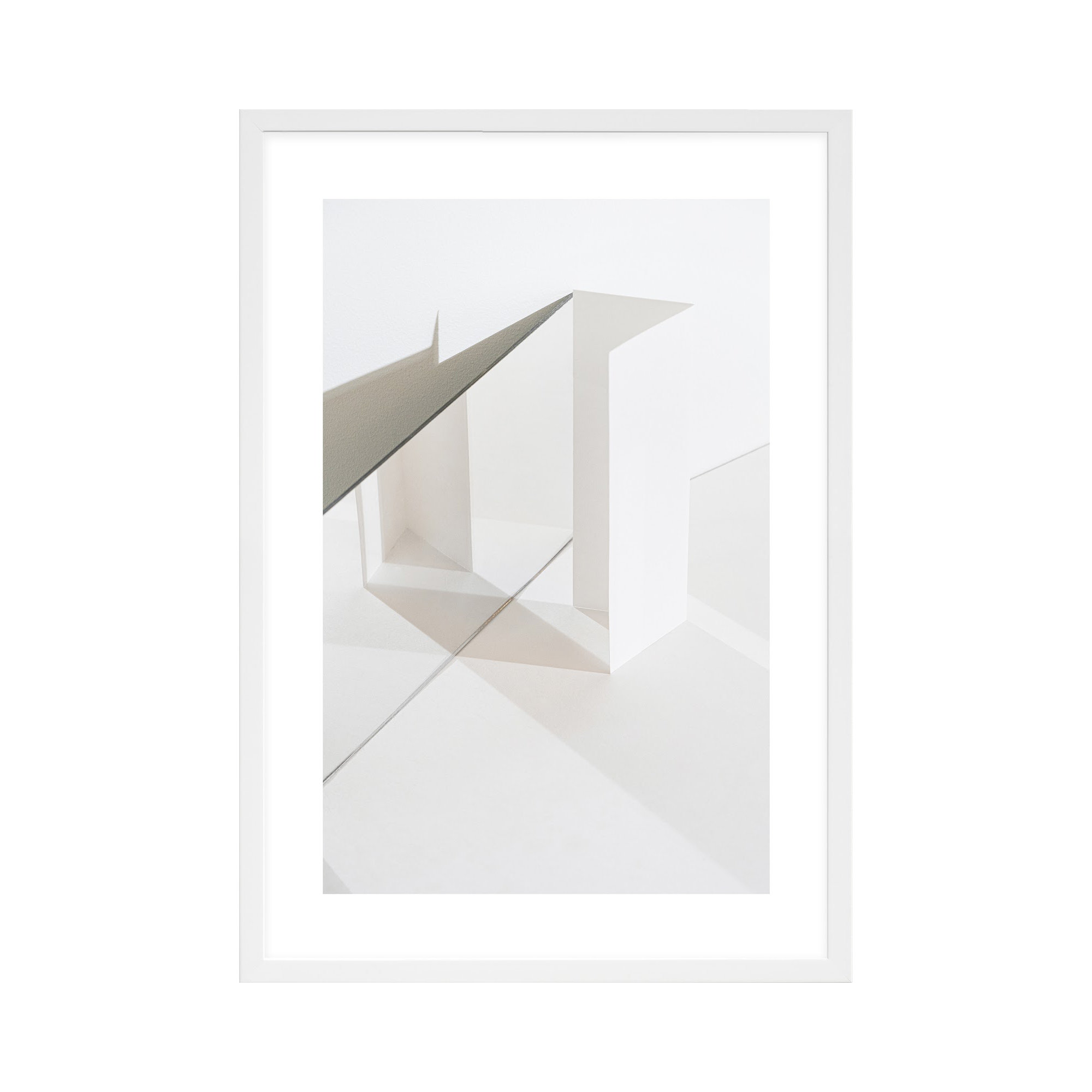 Lucie Clean Slate as an Object 5 by Svetlana Smirnova - Picture Frame Photograph, White, 25" H x 17.5" W x 1.25" D