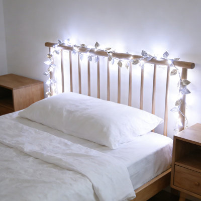 Plastique guirlande lumineuse à DEL guirlande lumineuse à ficelle de 86,61 po