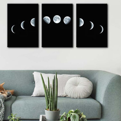 3 Piece Wrapped Canvas Wall Art
