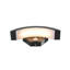 Matte Black Integrated LED Outdoor Bulkhead Light with Dusk to Dawn