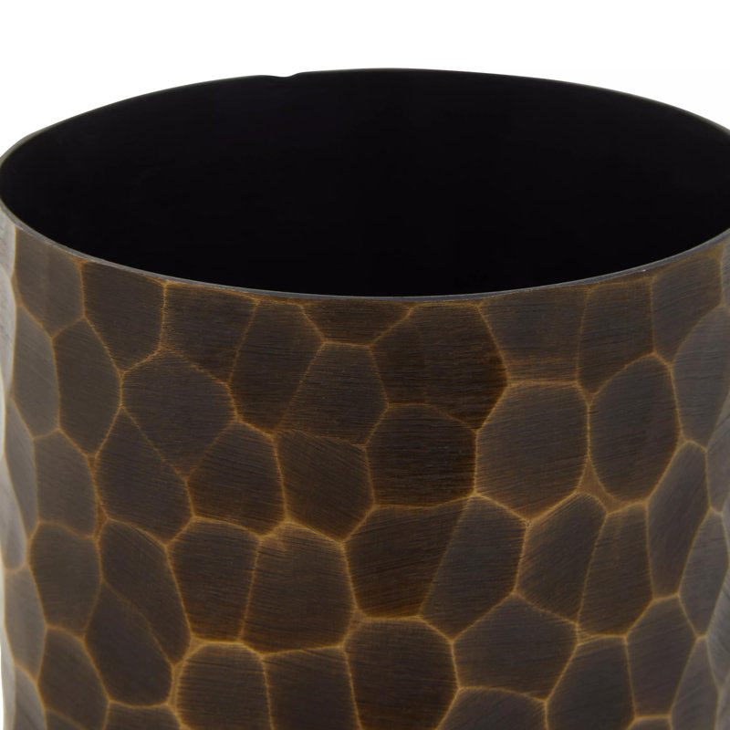 Beric Metal Table Vase, 23cm H x 13cm W x 13cm D
