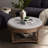 Large Round Waterproof Ottoman Coffee Table-713096450