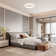 Deontee Acrylic LED Flush Mount Ceiling Light with Remote Control