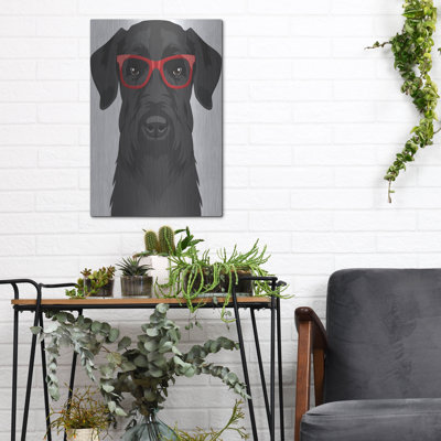 «Schnauzer géant portant des lunettes de style hipster» par les affiliés Furbaby