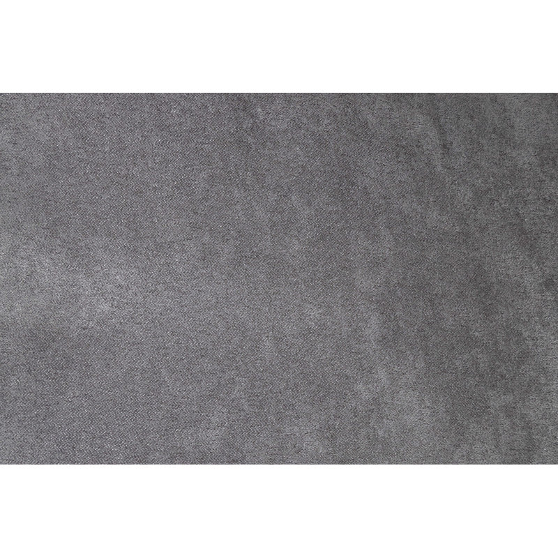 Fauteuil oscillant avec repose-pieds en microfibre gris
