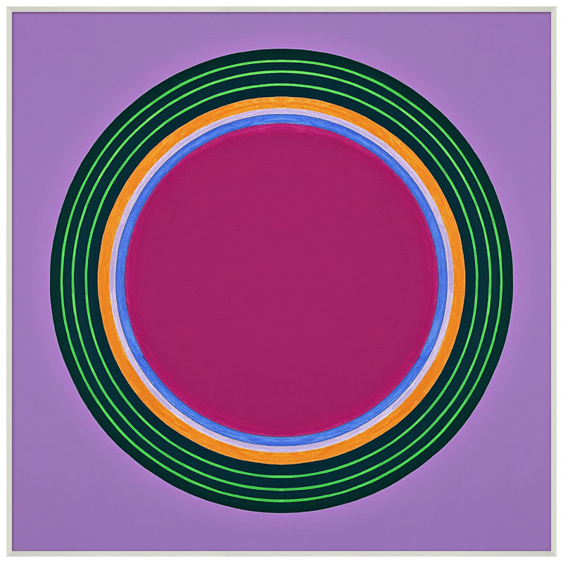 Cercles colorés - impression sur cadre photo