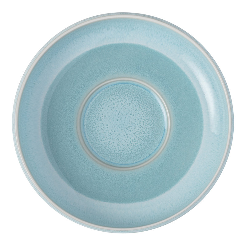 J'aime. par Villeroy & Boch - tasse à espresso Perlemor, dimensions: env. 4,75 x 4,75 x 0,75 po, bleu, lavable au lave-vaisselle et au micro-ondes, glacis effet poterie, soucoupe en porcelaine de qualité supérieure