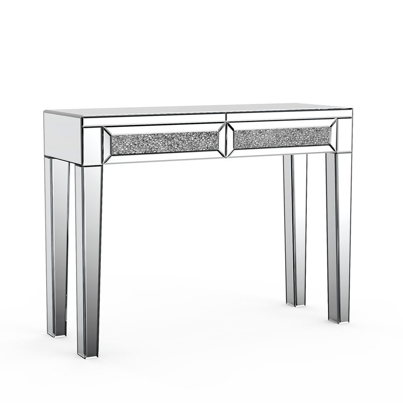 Casmer Mirrored Glass Dressing Table
