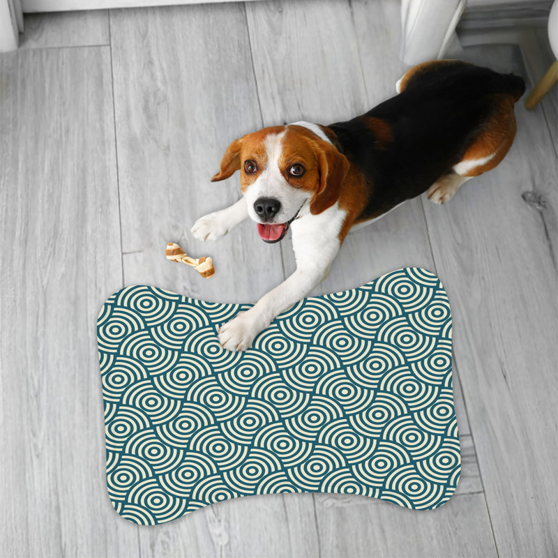 Tapis d'alimentation en os rose 1 pièce