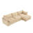 Hartsdale Chenille Sectional Sofa with Movable Ottoman & Storage Drawers-115323765-123141389