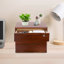 Boîte de rangement de bureau en bois à 3 niveaux avec tiroirs-1353301951