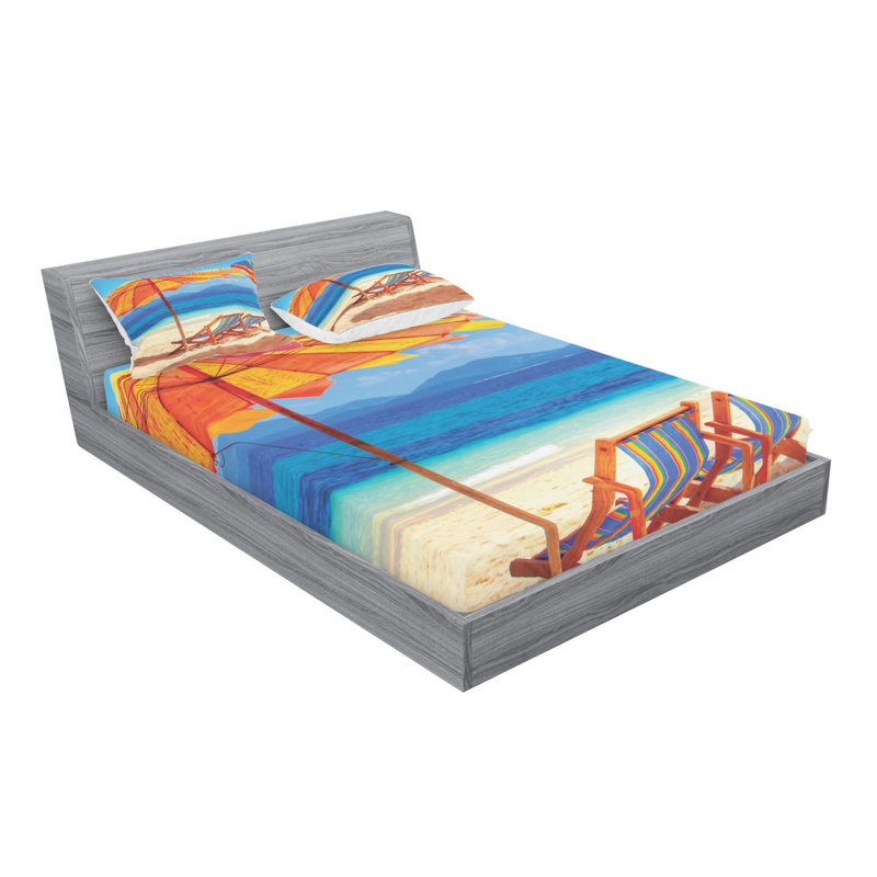 Microfiber Sheet Set, Full Sheet Set with Fitted Sheet